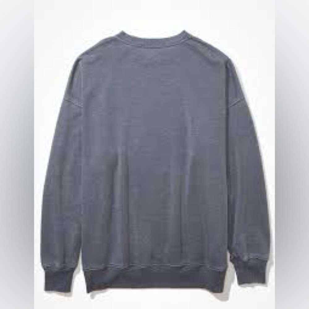 American Eagle Outfitters Charcoal Crewneck Sweater